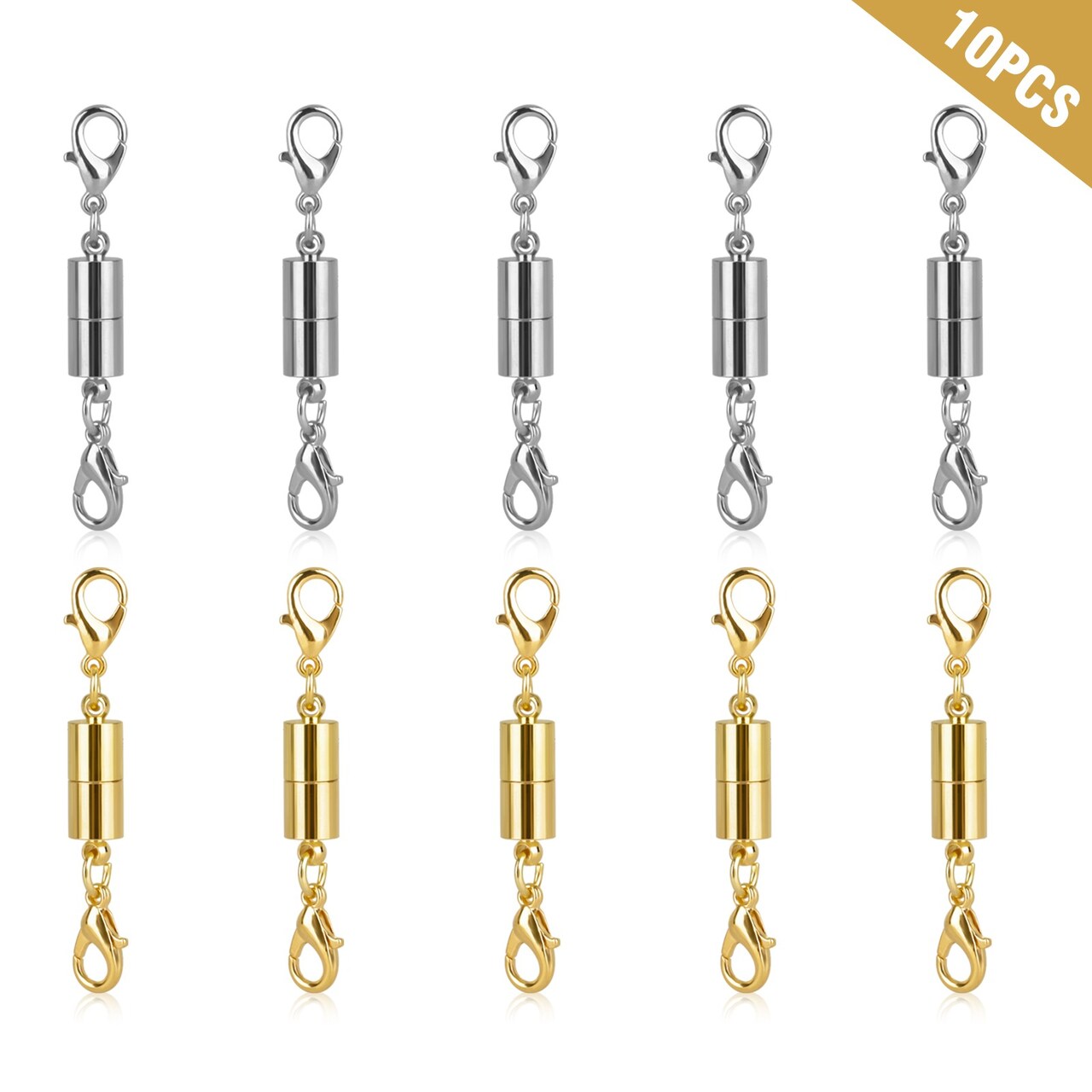 DIY Magnetic Lobster Claw Clasps Necklace Jewelry Bracelets Locking Extender